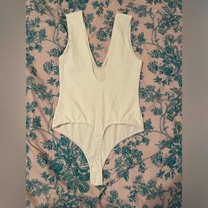 Free People White bodysuit